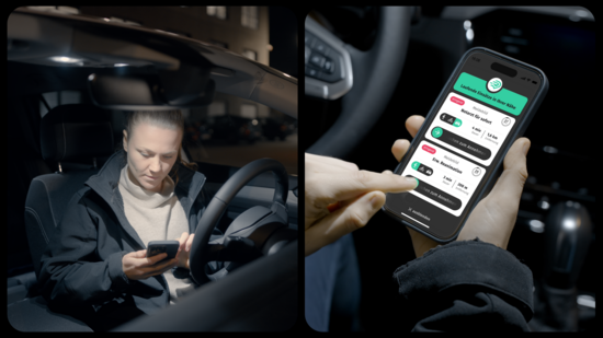 Bild Frau mit App als Ersthelferin